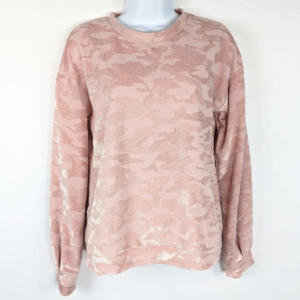 Freshman 1996 Pink Camo Velvet Sweater /Youth